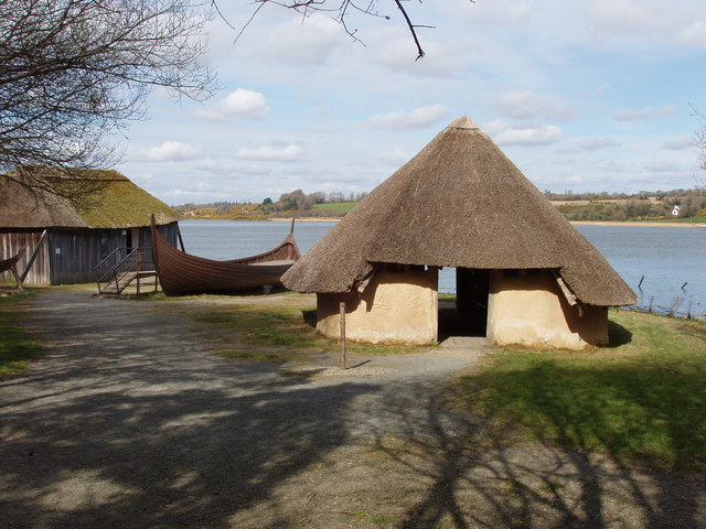 Viking boatyard and house Irish National Heritage Park geograph.org.uk 1255183